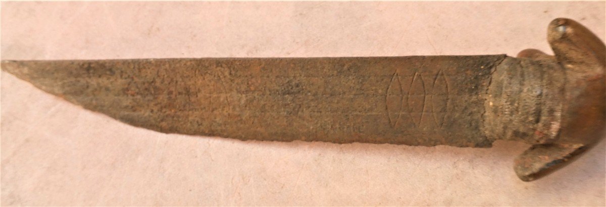 Couteau Rituel Yoruba Du Nigeria-photo-7