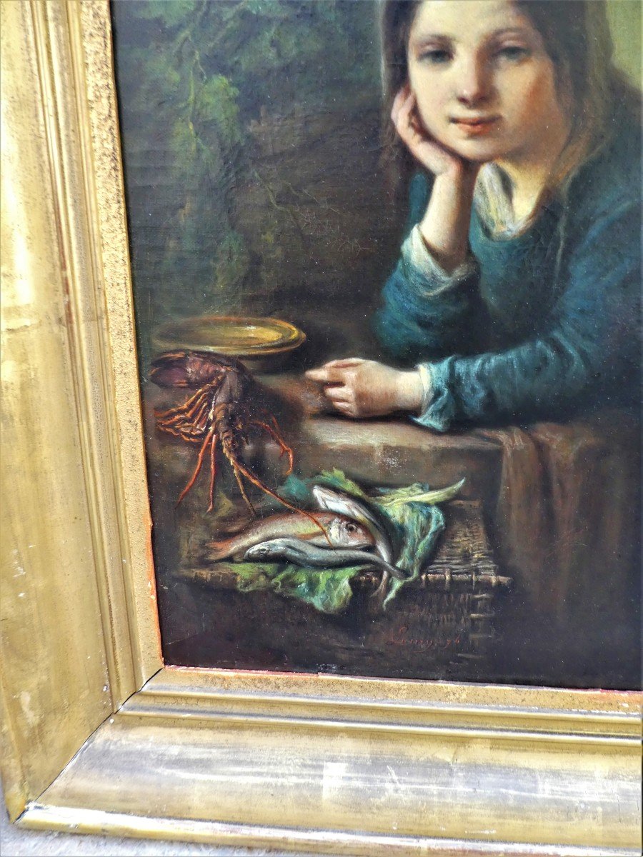 Portrait d'enfant Par Joseph Lamy 1819 - 1861-photo-2