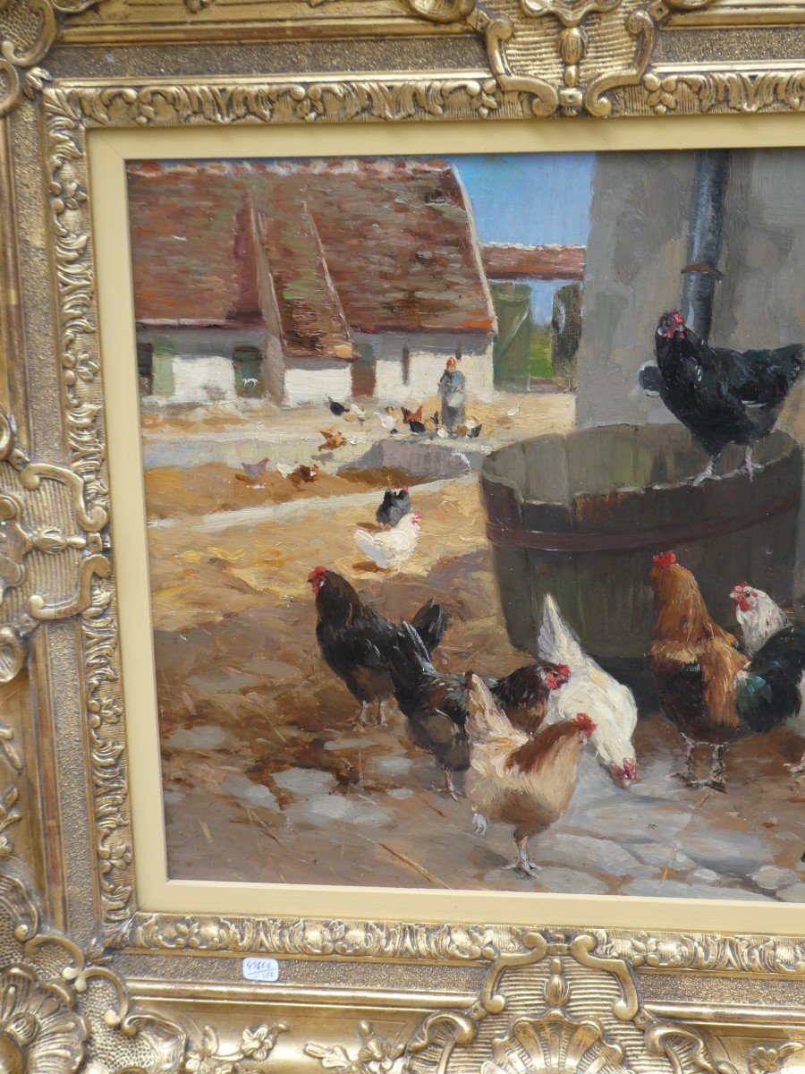 The Chicken Coop By Joseph Faverot 1862-1918-photo-1