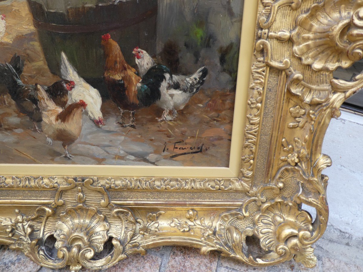 The Chicken Coop By Joseph Faverot 1862-1918-photo-8