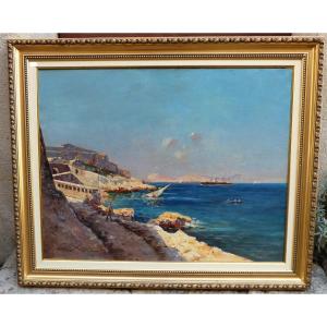 La Corniche Marseille Par Joseph Odde XIX-xxème