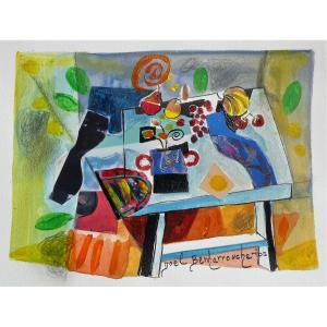 Composition At The Table By Yoël Benharrouche
