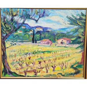 Vignes An Automne à Sanary Par Gérard Fagard