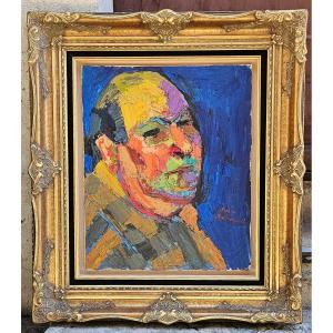 Autoportrait Par Pierre Ambrogiani 1907-1985