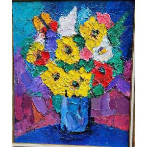 Le Bouquet Par Pierre Ambrogiani 1907-1985