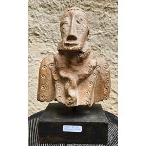 Terracotta Bust Djenné From Mali