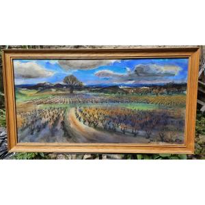 Paysage de Provence par Jean-Claude IMBERT 1919-1993