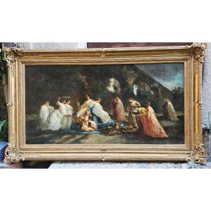 Festivités autour d'Eugénie par Adolphe MONTICELLI