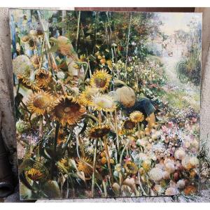 Les tournesols par Robert VERNET-BONFORT 1934-2017
