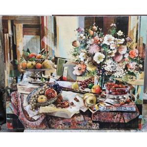 La table garnie par Robert VERNET-BONFORT 1934-2017