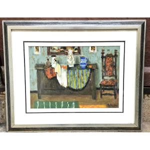 Scène d'intérieur par Eugène BABOULENE