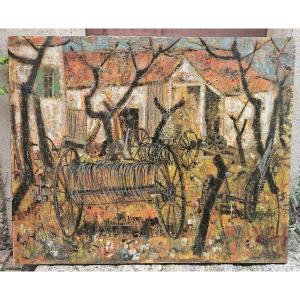 Maussane Around 1970 By Robert Vernet Bonfort 1934-2017