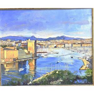 Le Port de Marseille XXme signé
