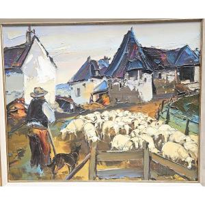 Scène pastorale par Christian JEQUEL