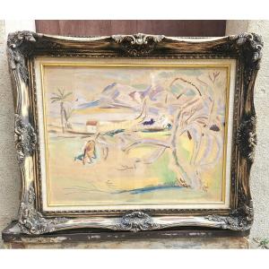 "the Palm Tree" By Laszlo Barta (1902–1961)