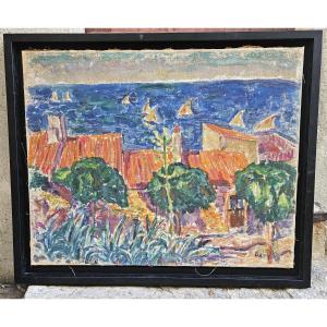 Les voiliers par Laszlo Barta 1902-1961