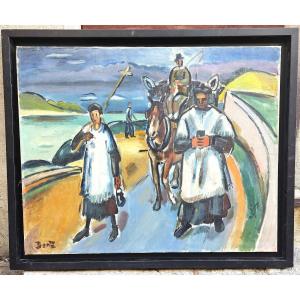 le bout de la route par Laszlo Barta 1902-1961