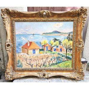 The Gulf Of Saint-tropez By Laszlo Barta (1902–1961)