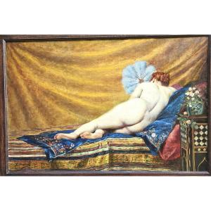 "the Odalisque" By Enrico Bogliani, 1848–1921