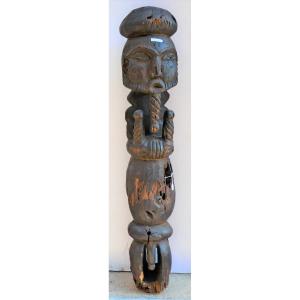 Statue Totem Oron-ekpu Yoruba Du Nigéria