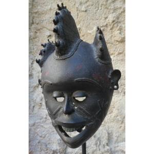 Masque Bronze Igbo Du Nigeria