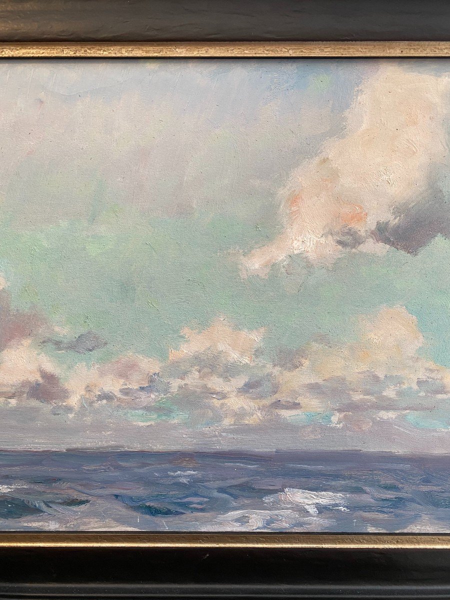 étude De Ciel Et De Mer Par Albert Brenet-photo-3