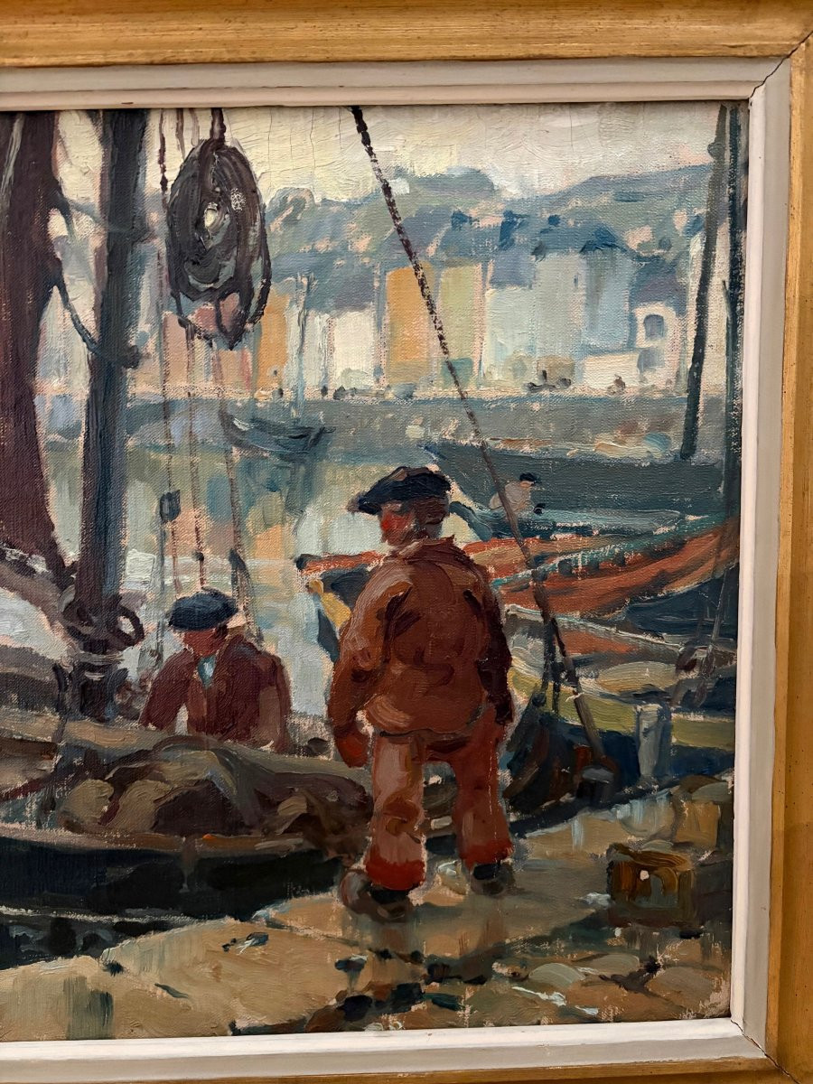 Le port d’Audierne, par Emmanuel Marcel-Laurent-photo-3