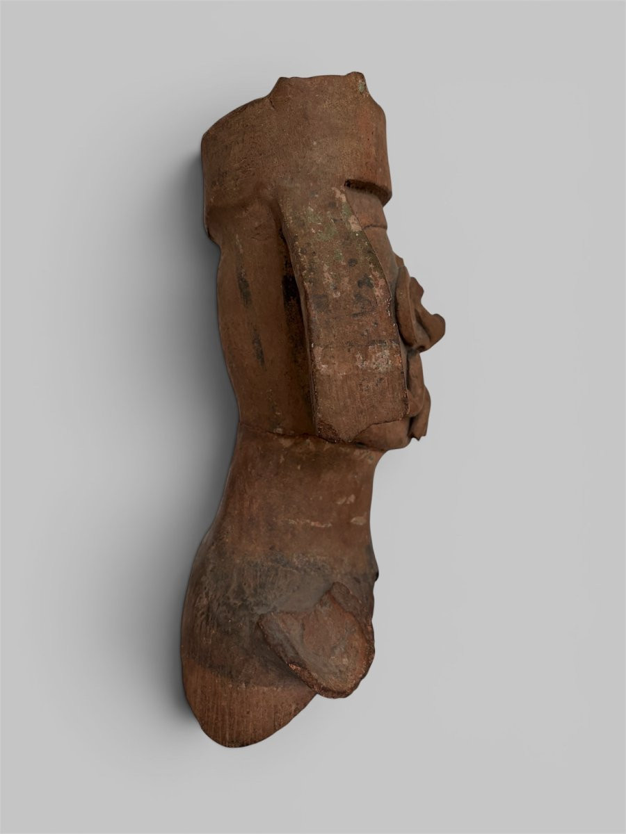 Tête précolombienne représentant le dieu Tlaloc-photo-4