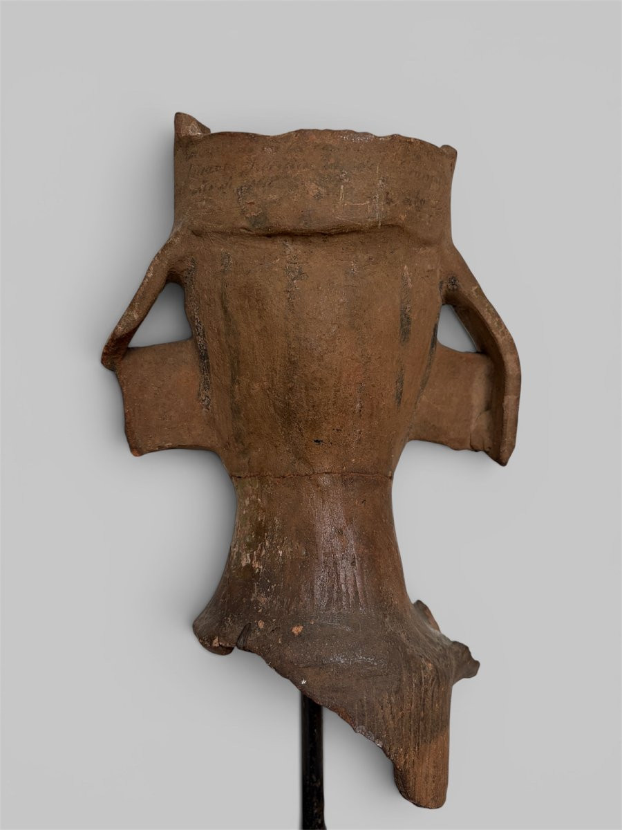 Tête précolombienne représentant le dieu Tlaloc-photo-1