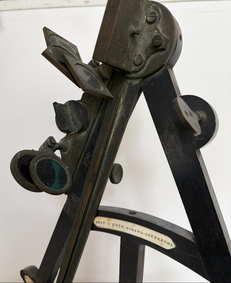 English Octant In Ebony-photo-2