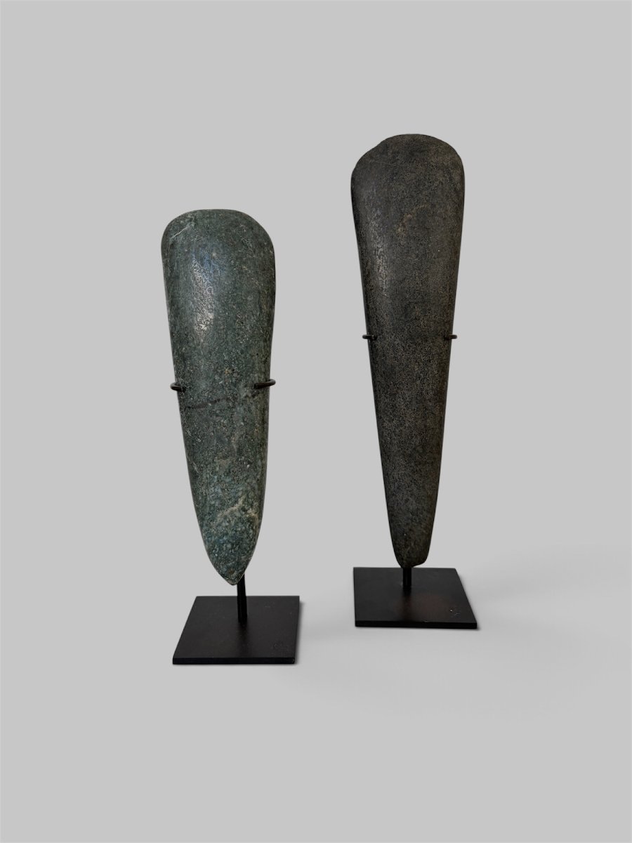Pair Of Polished Axes - Papua New Guinea