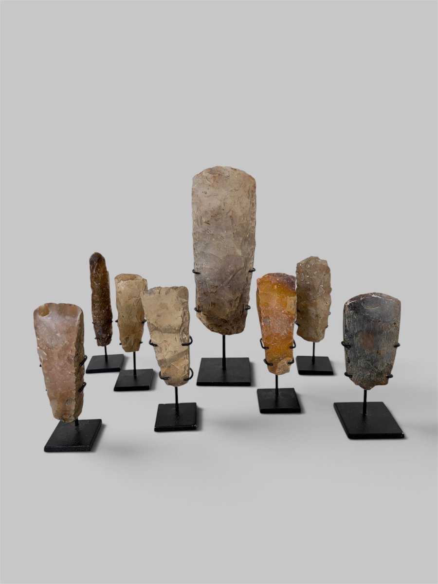 Set Of Polished Neolithic Axes - Denmark