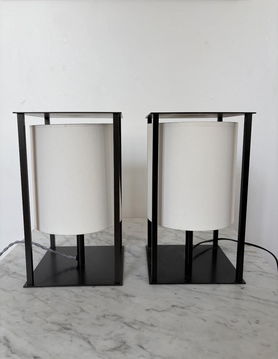 Paire de lampes « Lanterne » - Christian Liaigre-photo-2