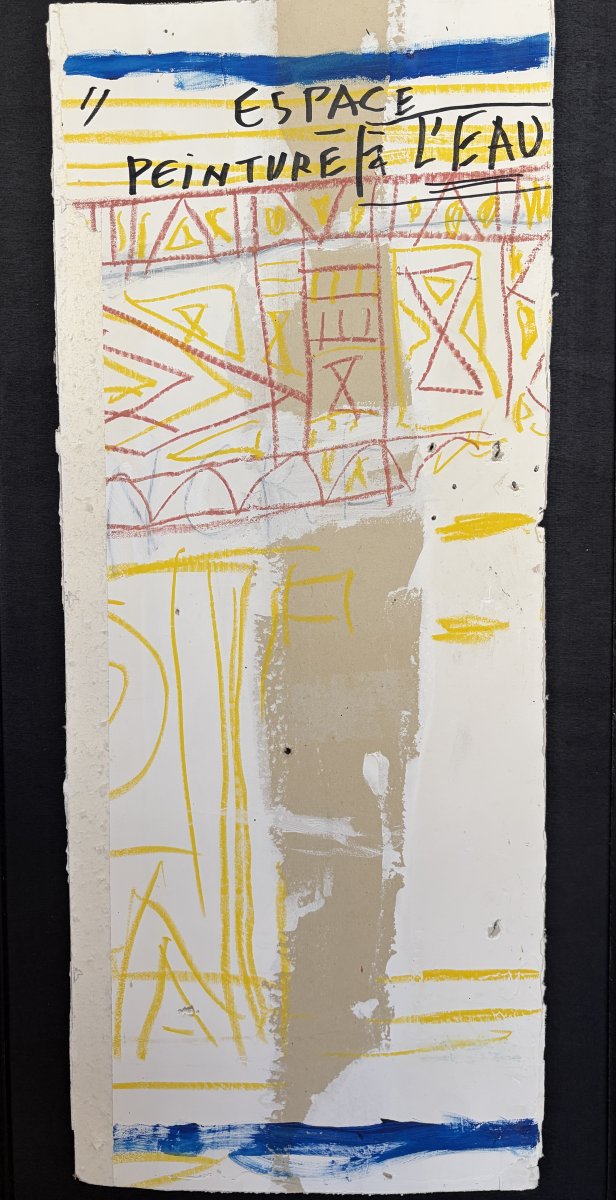 René Quéré – Painted Fragment From Tréboul’s Studio-photo-2
