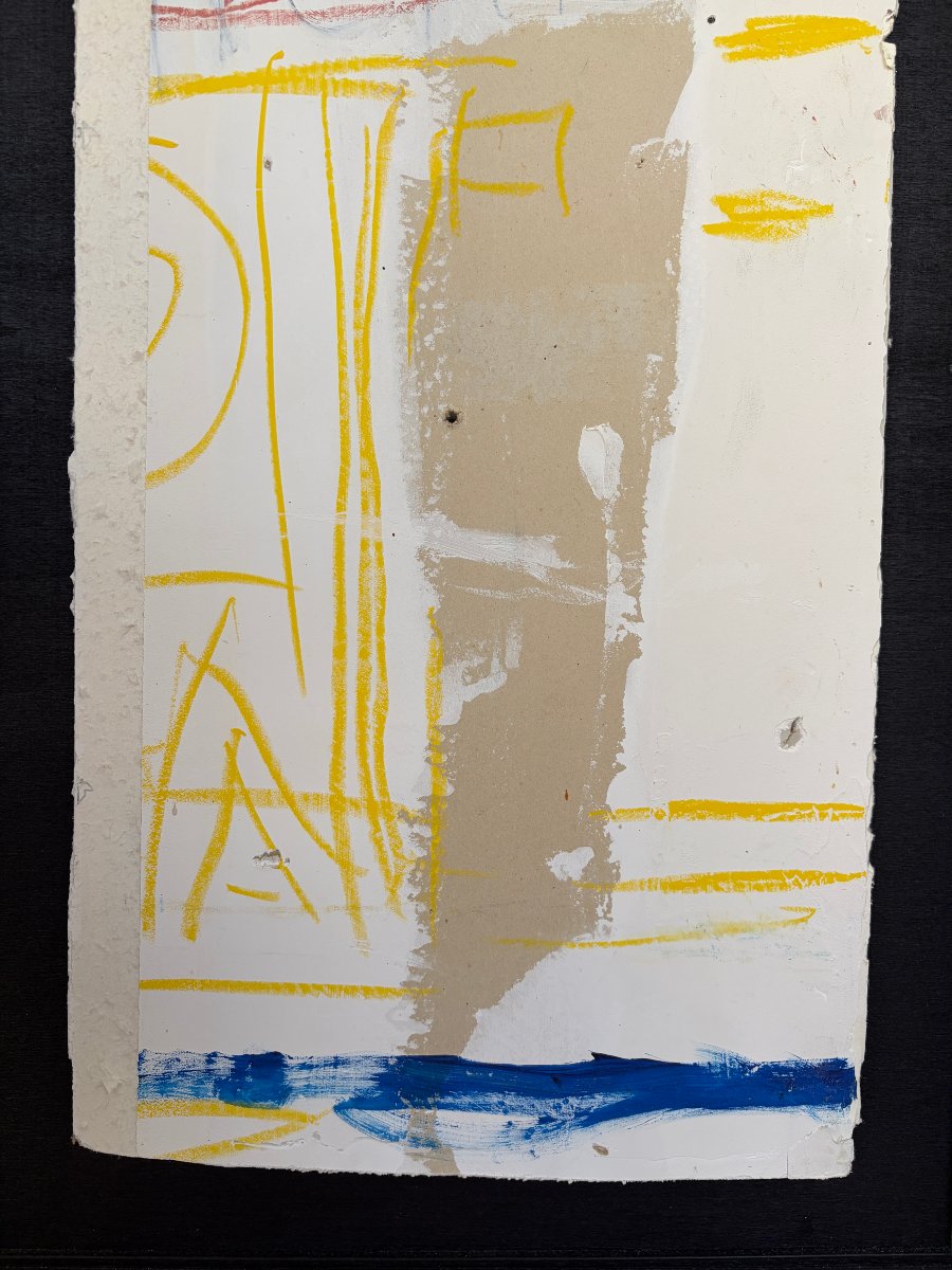 René Quéré – Painted Fragment From Tréboul’s Studio-photo-4