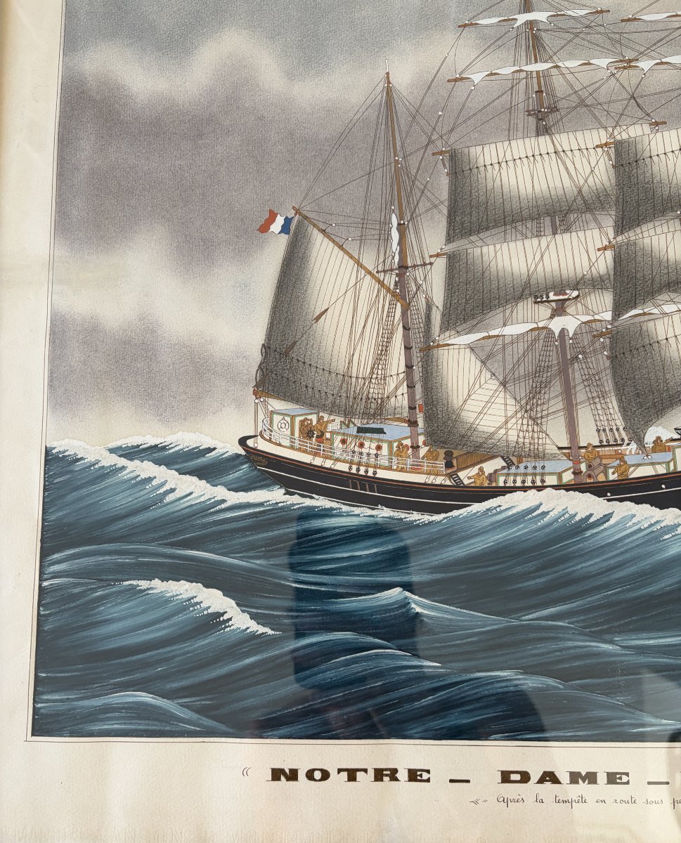 Gilbert Pajot – Trois-mâts dans la tempête-photo-3