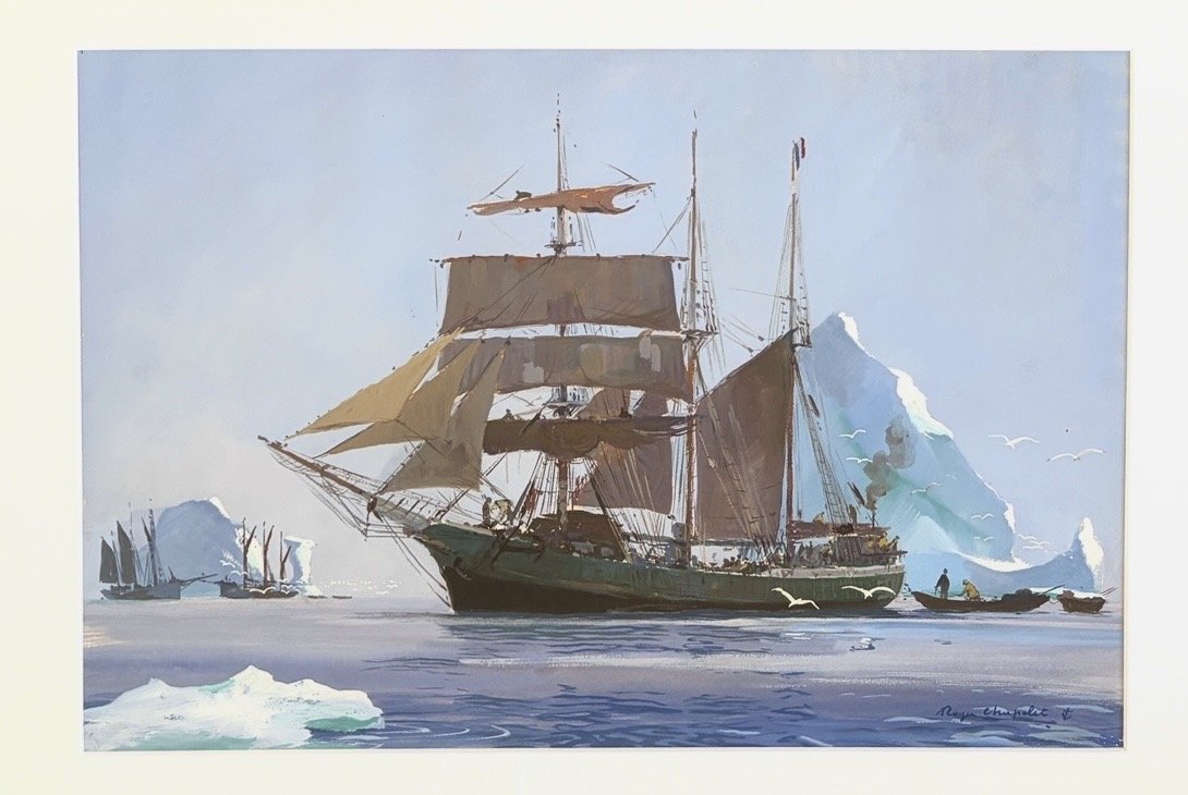 Roger Chapelet – Newfoundlanders And Doris Boats In Greenland-photo-2