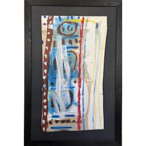 René Quéré – Significant Painted Fragment From Tréboul’s Studio