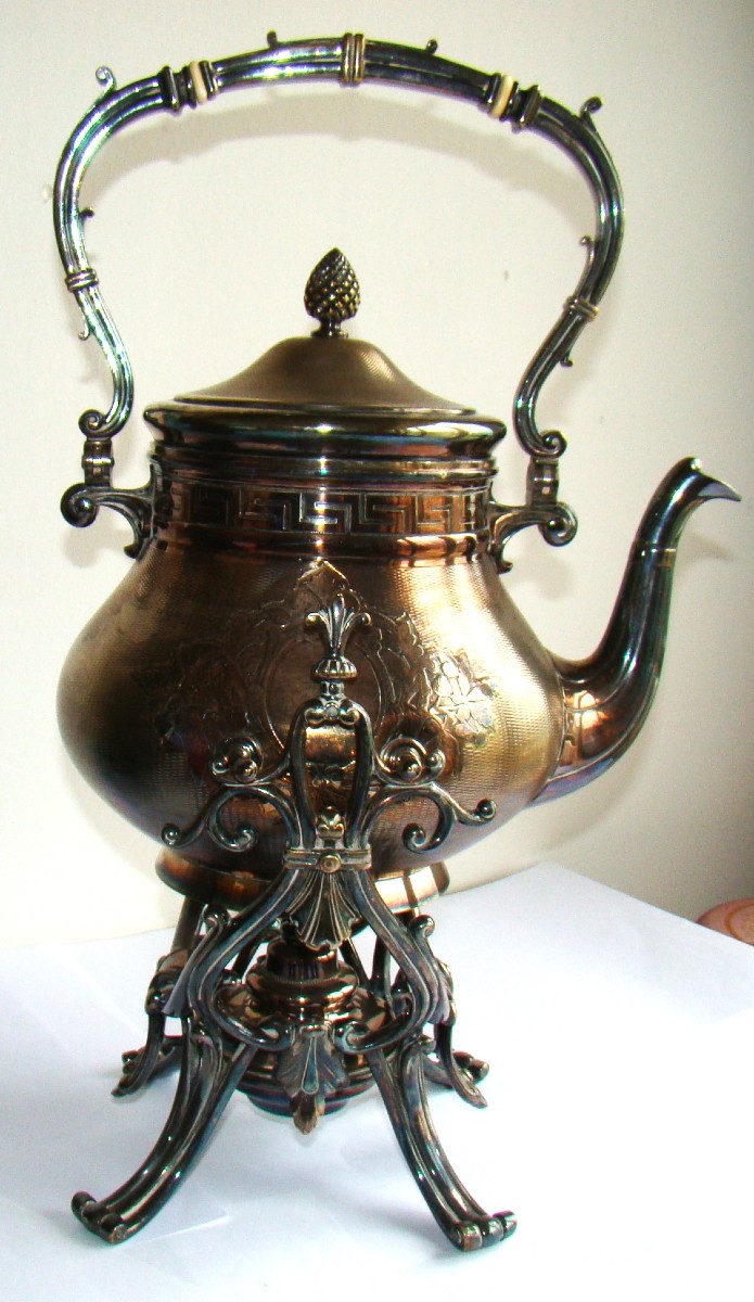 Maison Christofle, époque Fin XIXe, Très Beau Samovar, Hauteur 36 Cm-photo-2