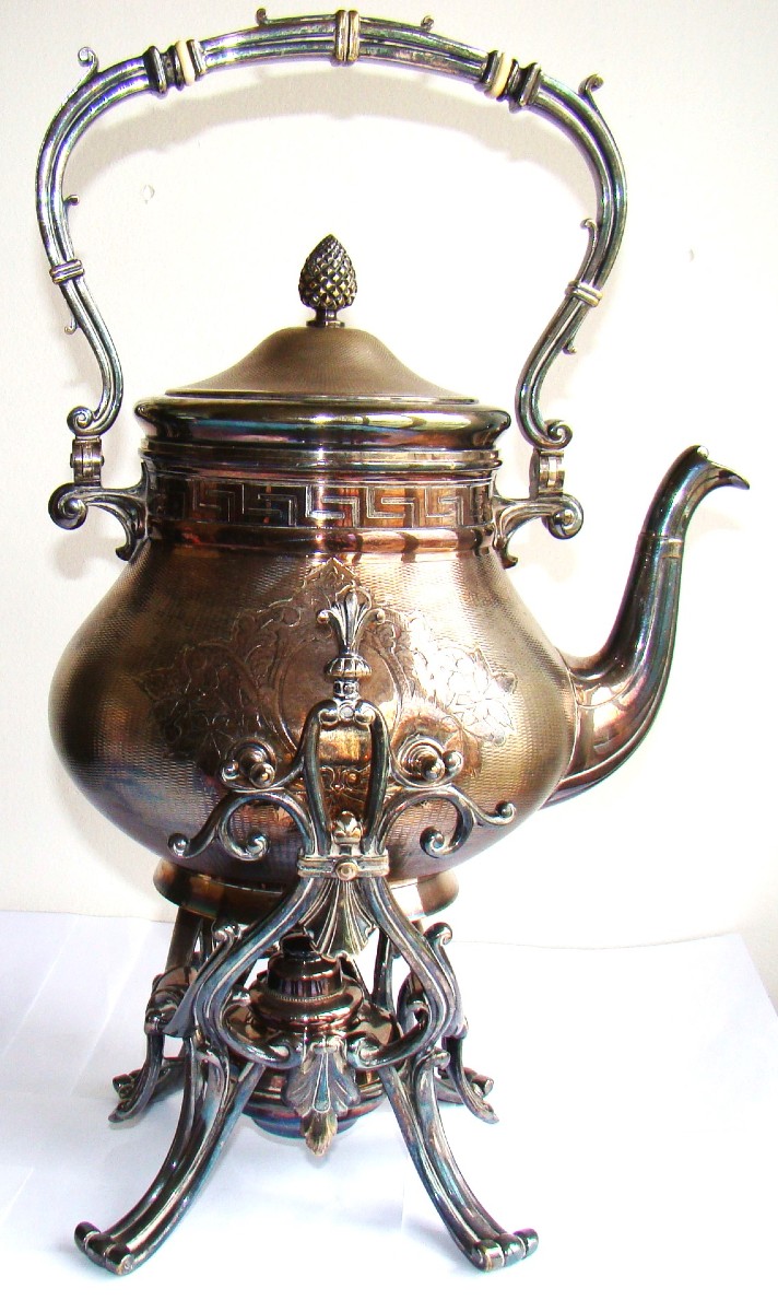 Maison Christofle, époque Fin XIXe, Très Beau Samovar, Hauteur 36 Cm-photo-3
