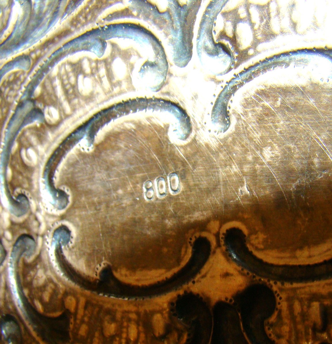  Panier en argent massif, à décor ajouré, style Louis XV-photo-5