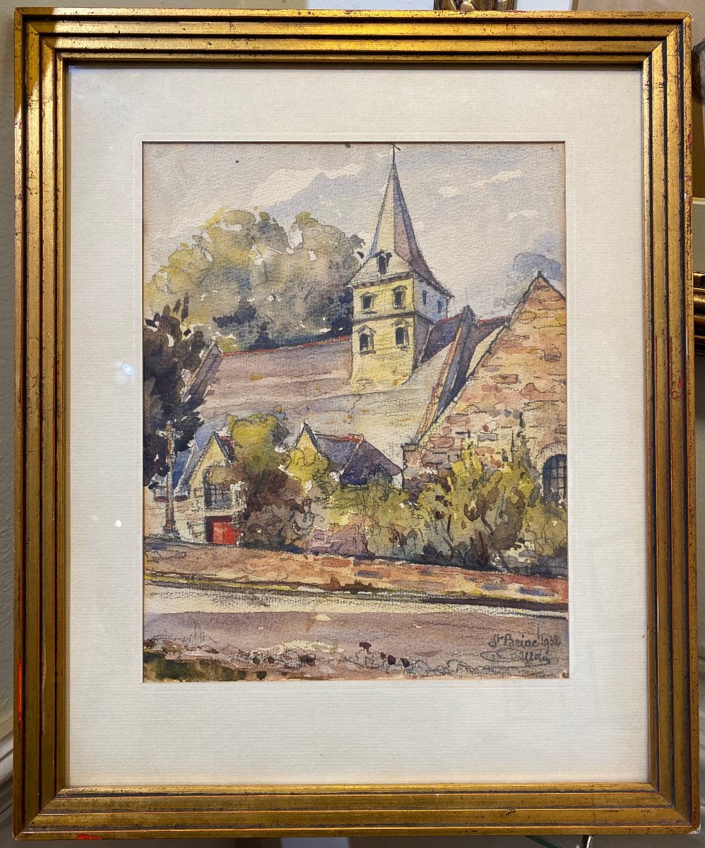 Saint Lunaire    La Vieille église  Par    Marcel Oudin-photo-2