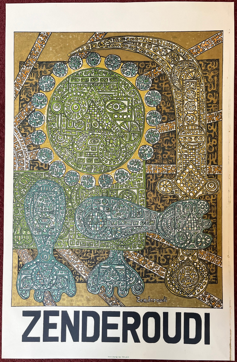 Charles Hossein Zenderoudi né en 1937