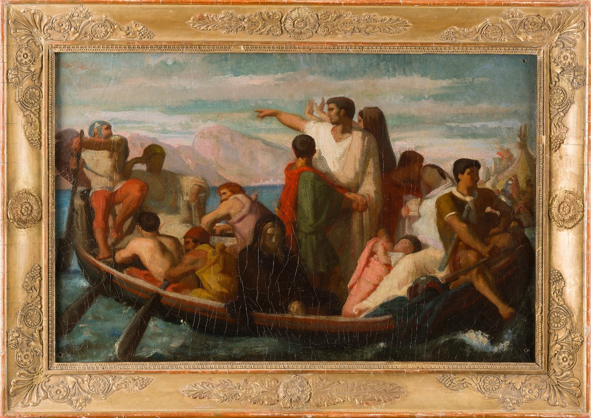 Felix-joseph Barrias, "the Exiles Of Tiberius", Circa 1849