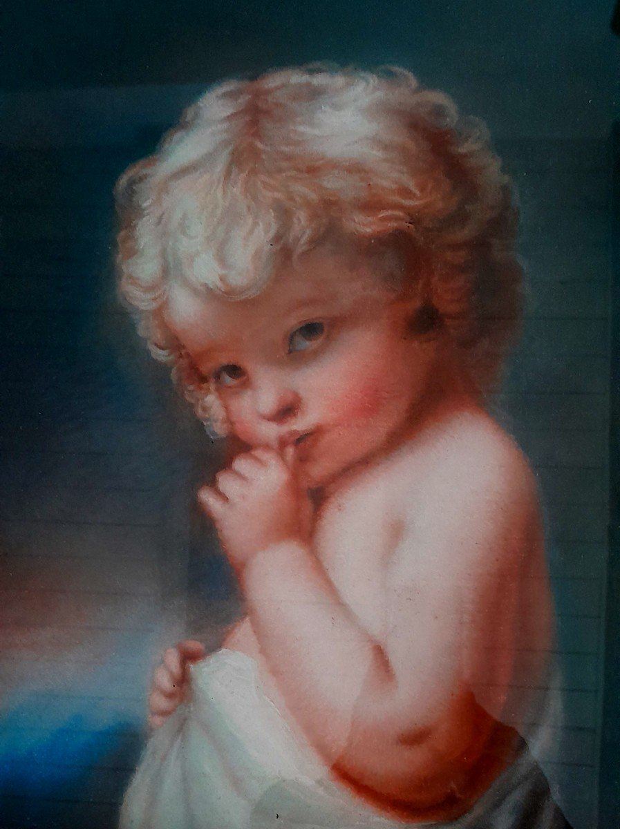 Portrait Enfant Pastel.-photo-2