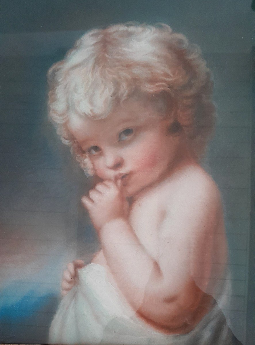Portrait Enfant Pastel.