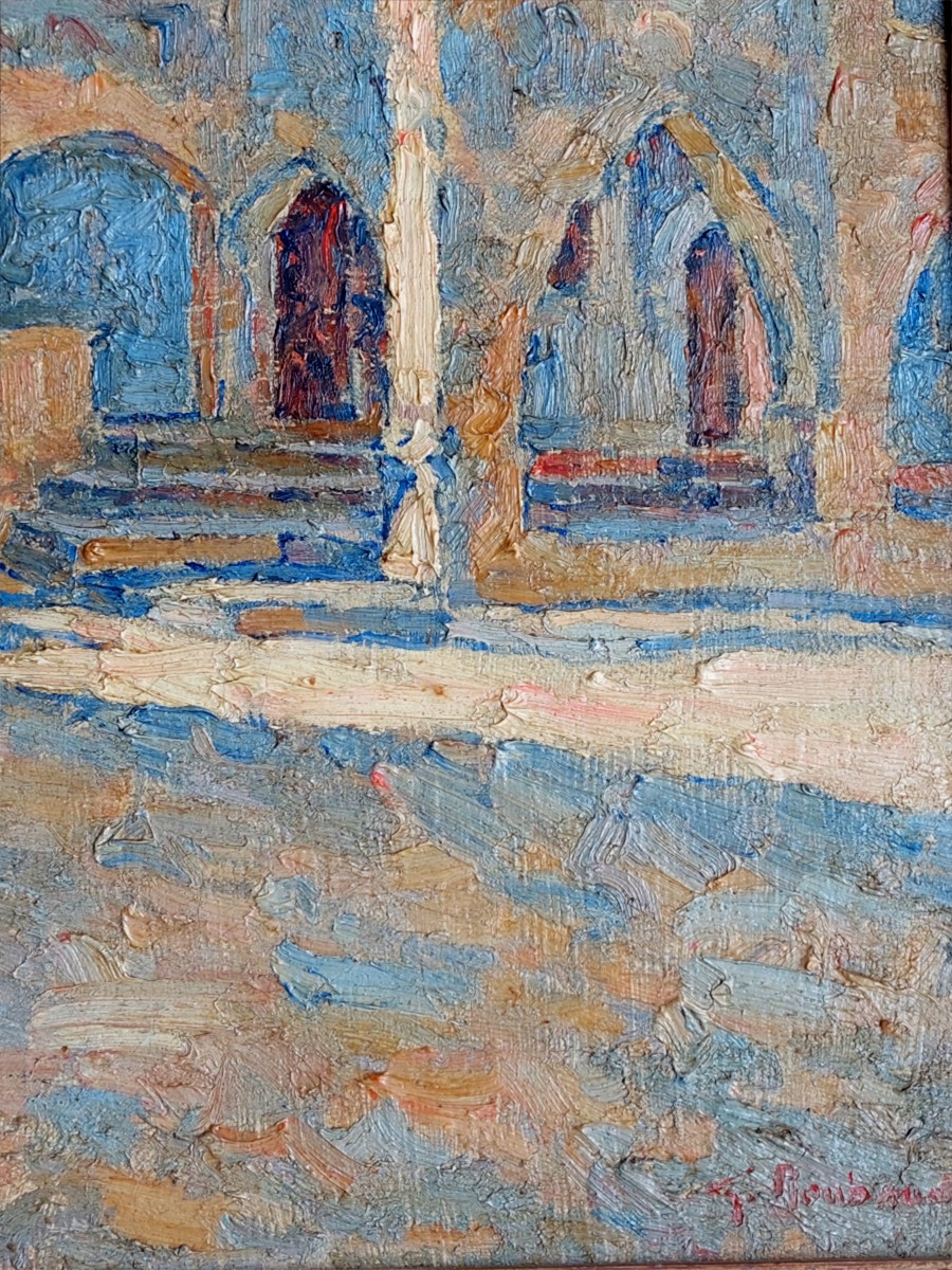 Painting. Provence. Georges Roubaudo.-photo-2