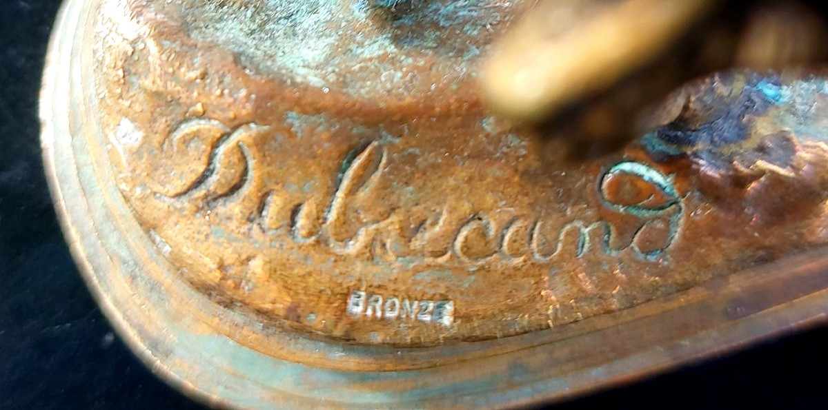 Bronze. Chamoix. Alfred Dubucand-photo-3