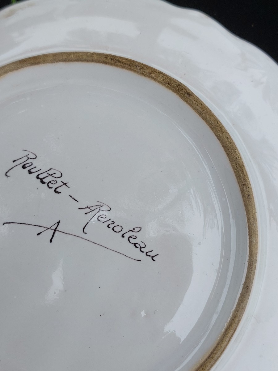 Tasse à bouillon 1930. Renoleau.-photo-4