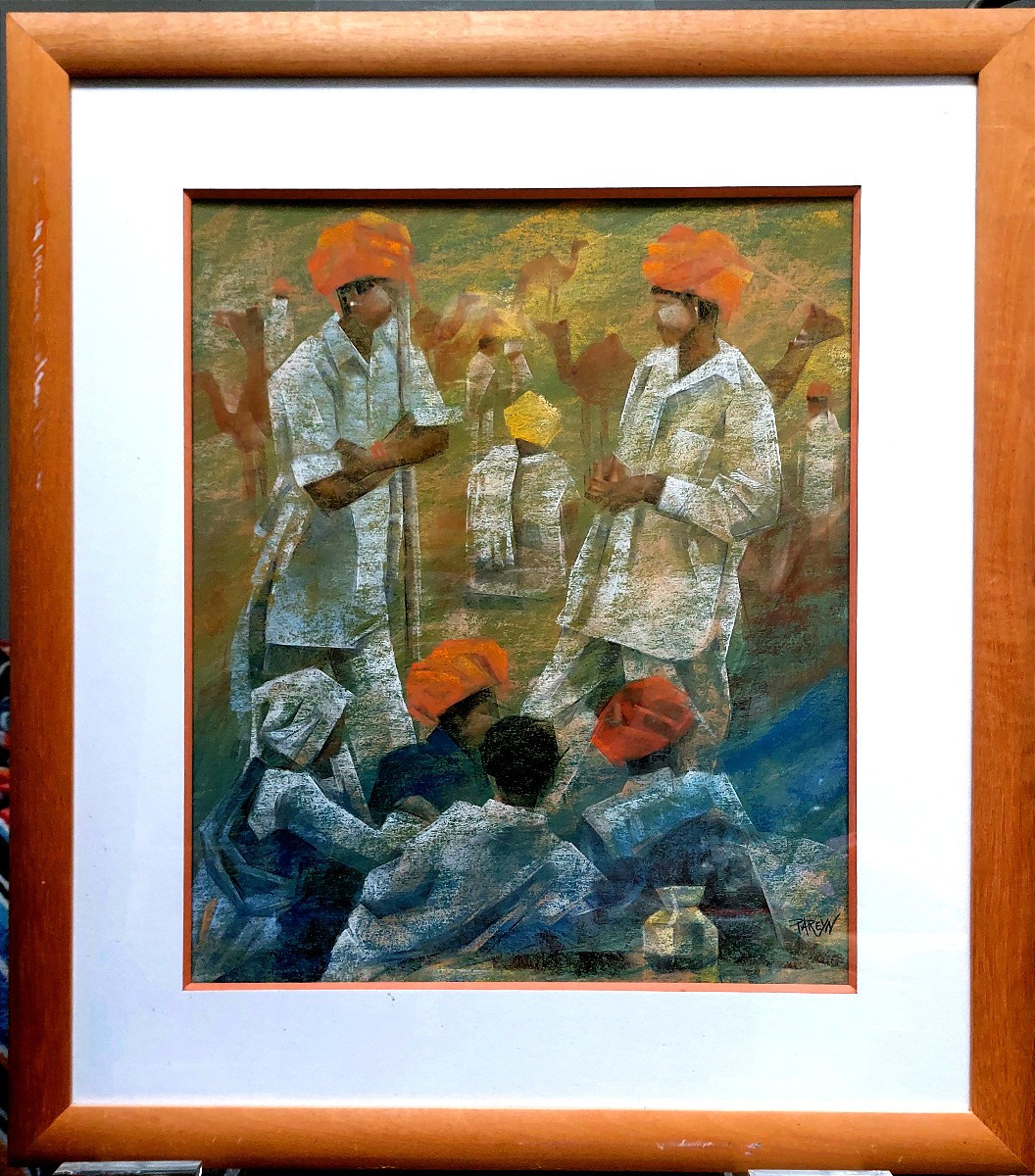 Painting. Pastel. Orientalist By Alain Pareyn